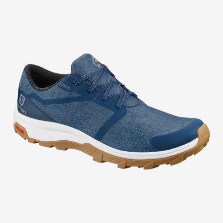 Salomon OUTbound GTX Mens Hiking Shoes Blue UK EIGD